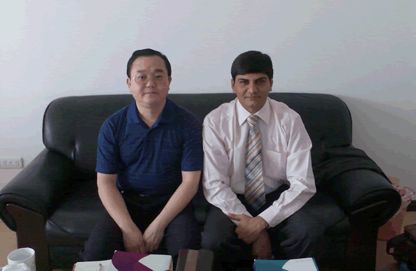 印度海豚国际公司总经理Mr. Mukesh访问我司