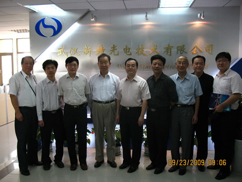 中国光学学会激光加工委员会领导访问我司