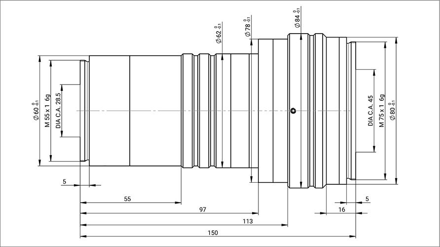 S6EXZ9313-584的外形轮廓图