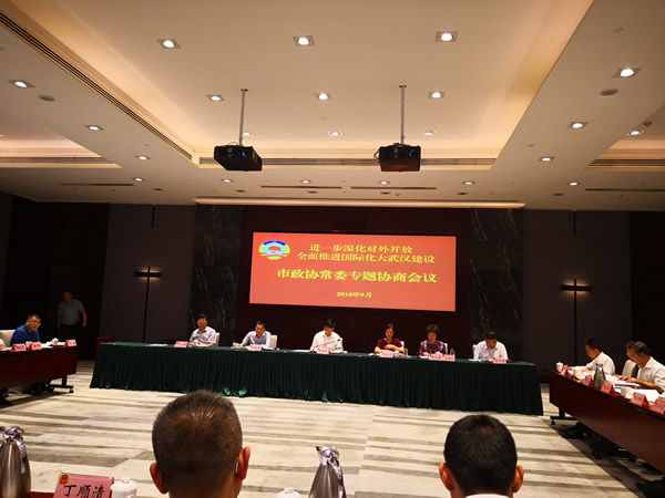 陈义红出席武汉政协常委专题协商会议